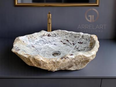 LAVABO DE PIEDRA NATURAL GREEK