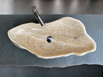 LAVABO BEIGE DE PEDRA - HELSINKI
