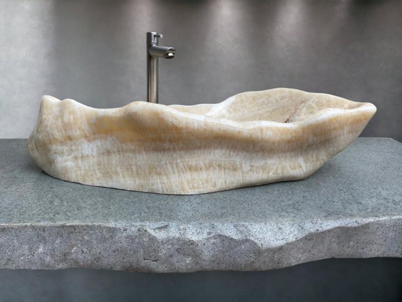 LAVABO DE PEDRA BEIGE - HELSINKI