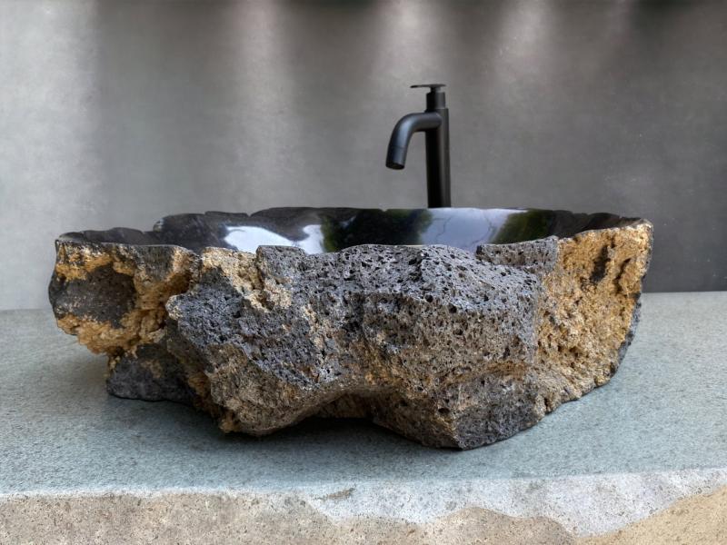 COMPRAR LAVABO DE PIEDRA DE LAVA DIAMOND