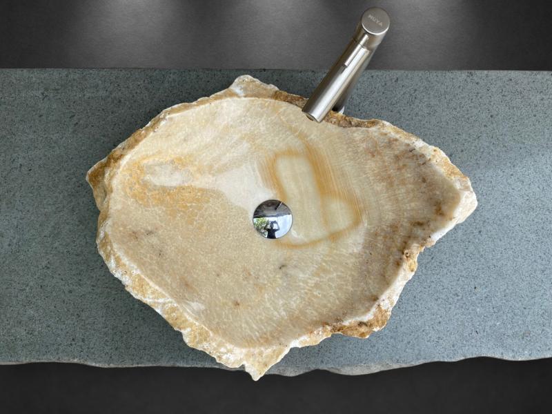 LAVABO EXCLUSIVO DE PIEDRA RUSTICO CANOVA