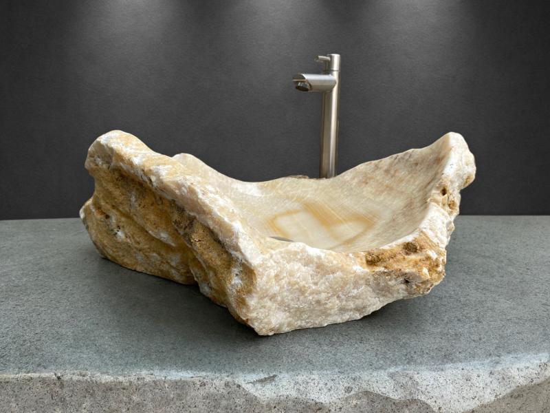 WASCHBECKEN AUS ONYXSTEIN KAUFEN - CANOVA