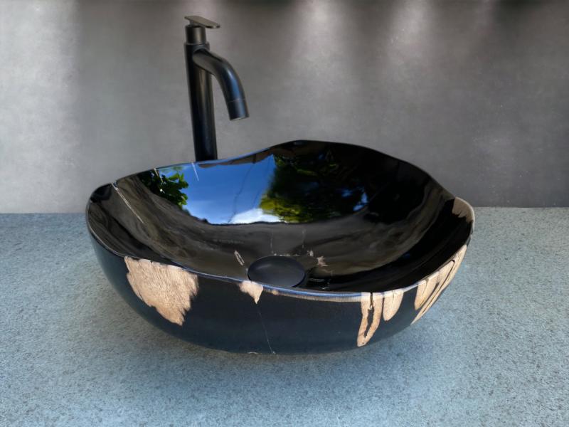LAVABO DA APPOGGIO IN PIETRA LUCIDA SINGAPORE