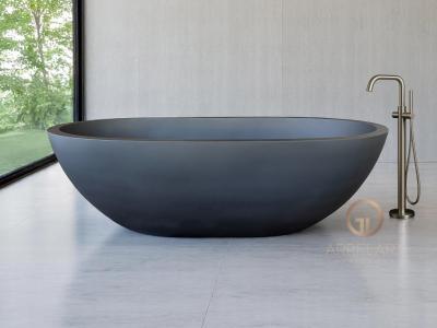 MATT BLACK RESIN BATHTUB ZUMAIA