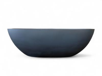 MATTE BLACK RESIN BATHTUB ZUMAIA