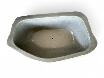 EXCLUSIVA BAÑERA DE PIEDRA NATURAL GRIS