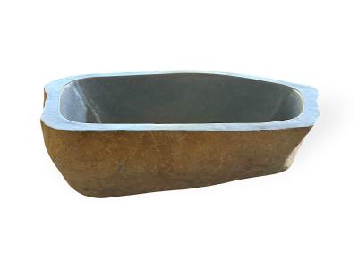 UNICA BAÑERA DE PIEDRA NATURAL GRIS