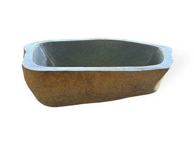 UNICA BAÑERA DE PIEDRA NATURAL GRIS