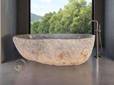 BAÑERA DE PIEDRA GRIS MAJESTY