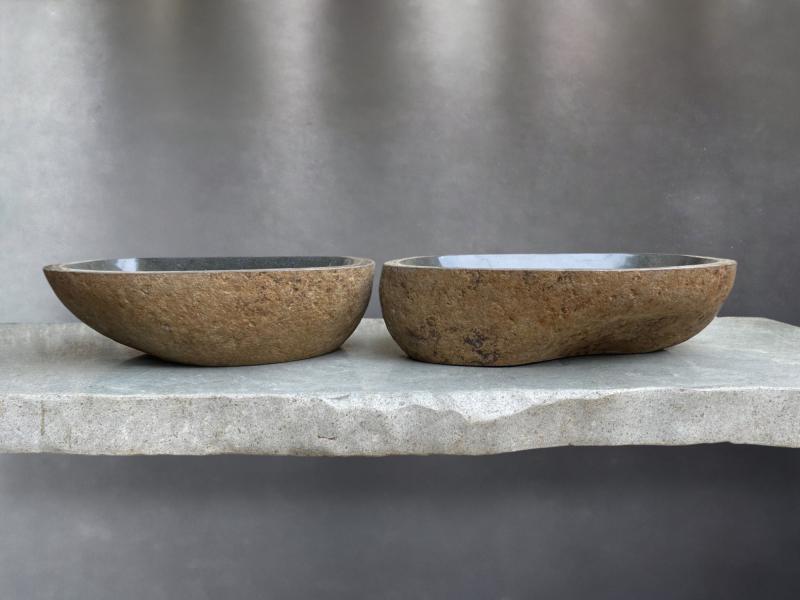 BUY SET WASHBASIN RIVER STONE TWINS