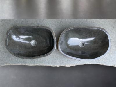 BUY SET WASHBASIN RIVER STONE TWINS
