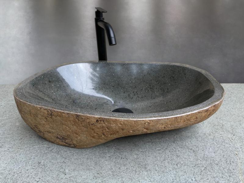 RUSTIC RIVER ROCK WASHBASINS