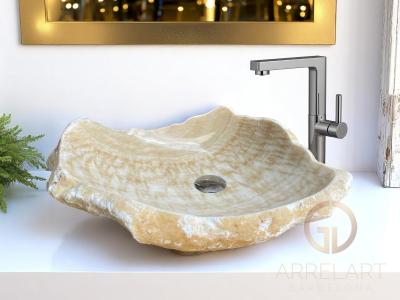 LAVABO DE PIEDRA SEMIPRECIOSA ONIX PRAGA