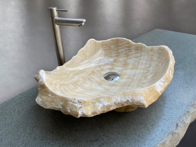 BEIGE STONE SINK PRAGA