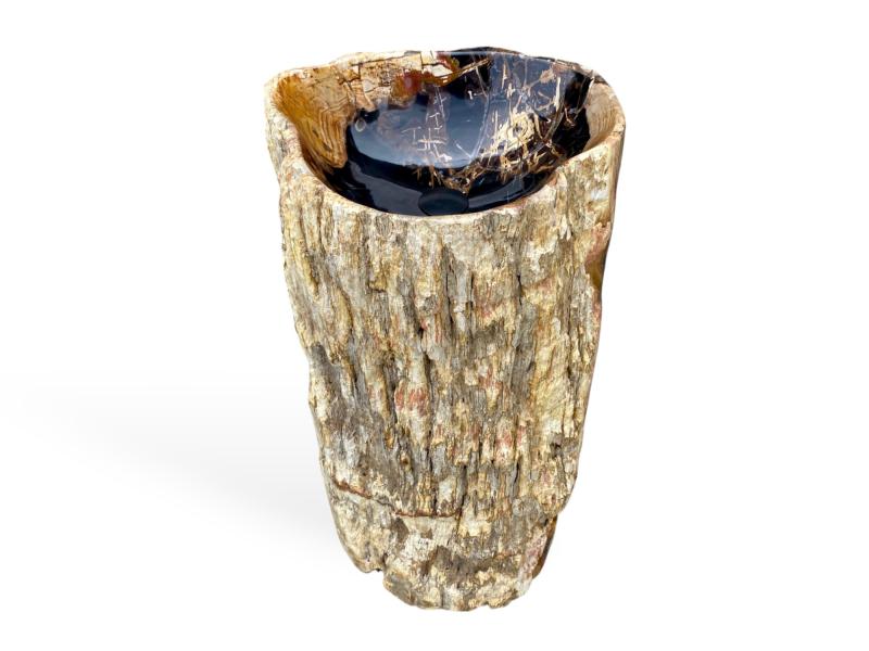 LAVABO A COLONNA IN PIETRA BRUNO