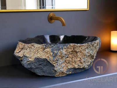 LAVANDINO IN PIETRA VULCANICA BLACK SAND