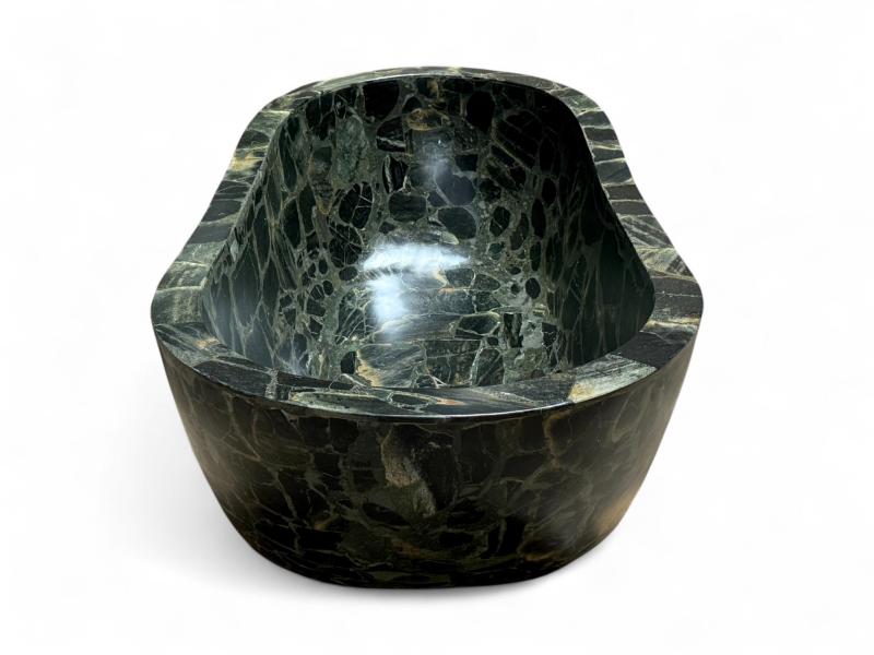BADEWANNE AUS NATURSTEIN EDEN NOIR