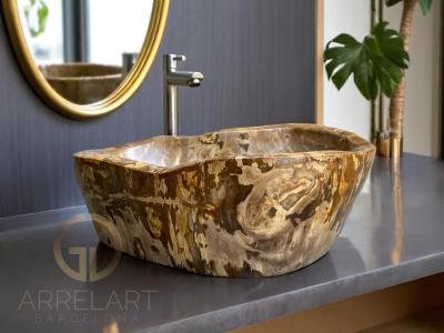 LAVABO DE FUSTA FOSILITZADA PARIS