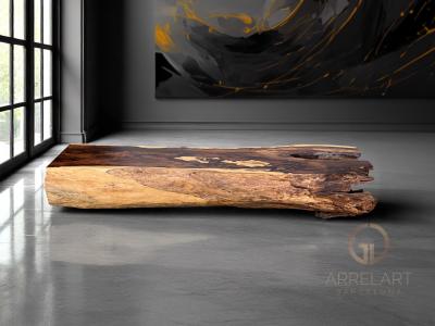 MUEBLE TV DE MADERA PULIDA PIERO