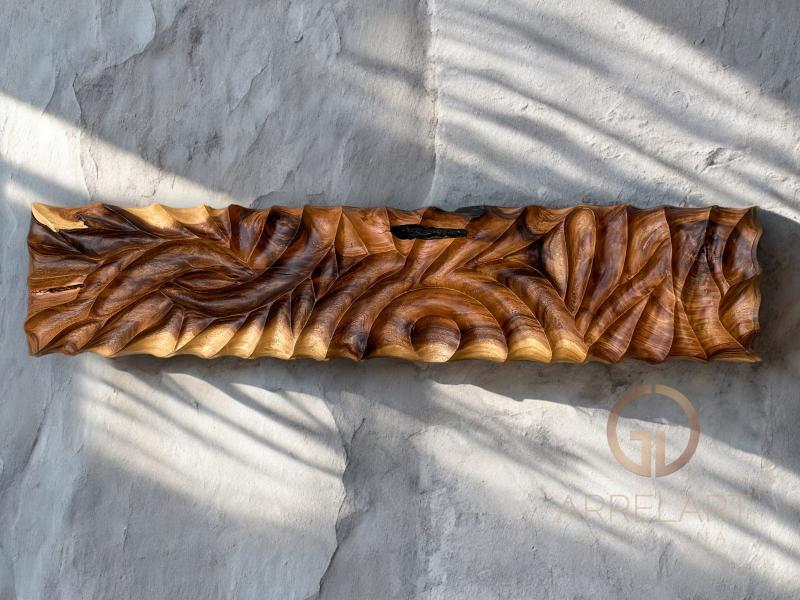 CUADRO DECORATIVO ARTESANAL DE MADERA ELVA CUADRO DECORATIVO ARTESANAL DE MADERA ELVA