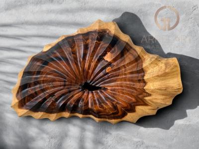 ESCULTURA DE PARED DE MADERA KAIA