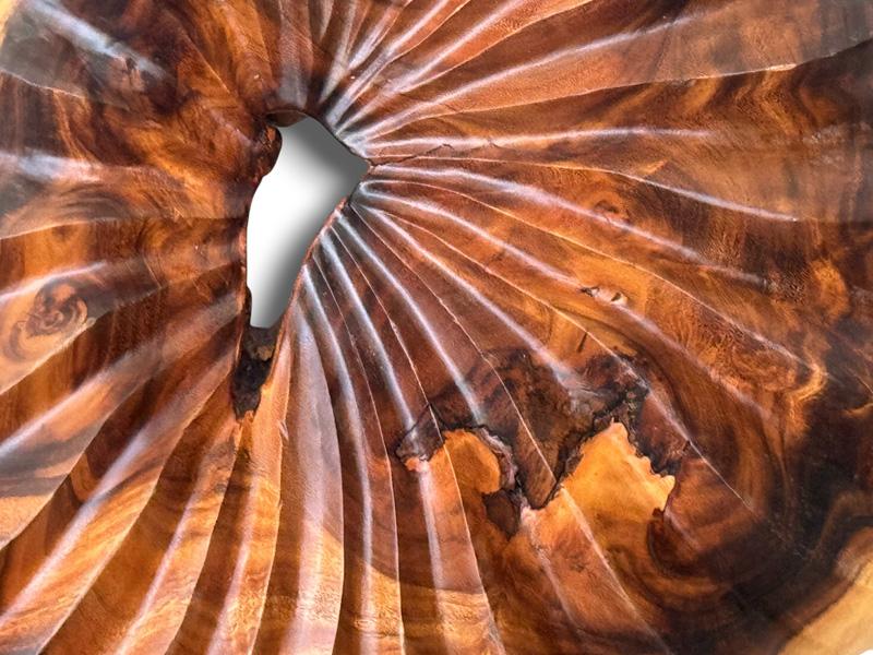 WALL SCULPTURE IN WOOD KAIA - Arrelart
