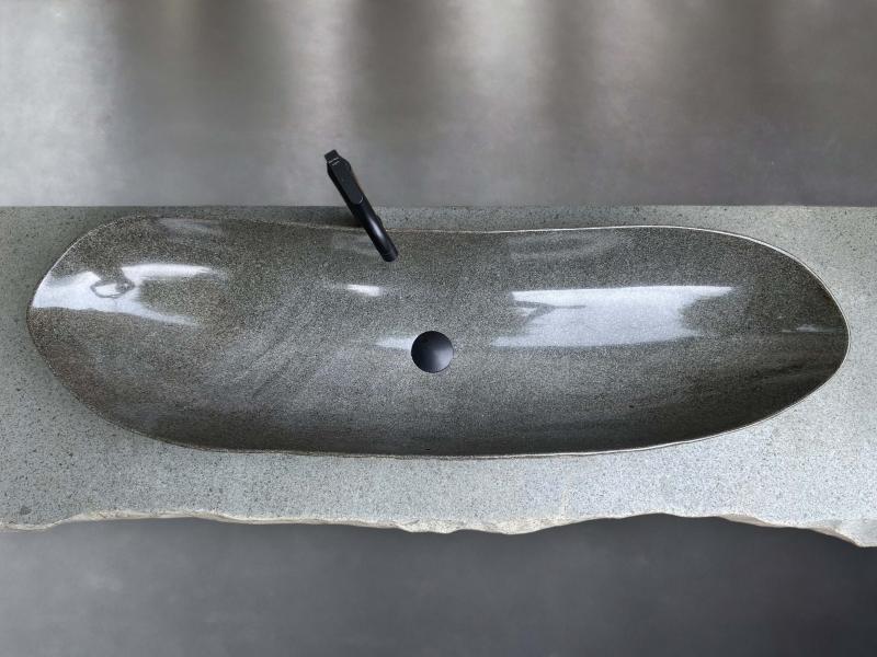 LARGE WASHBASIN IN NATURAL STONE LEO