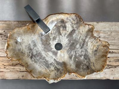 ACHETER VASQUE A POSER DESIGN EN BOIS PETRIFIE MOON