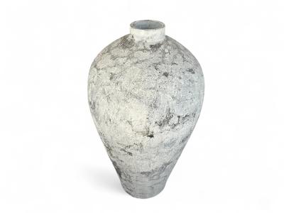 WHITE CERAMIC VASE BRIANZA