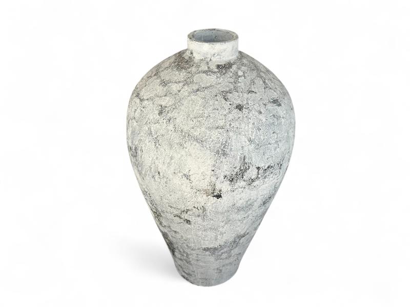 WHITE CERAMIC VASE BRIANZA