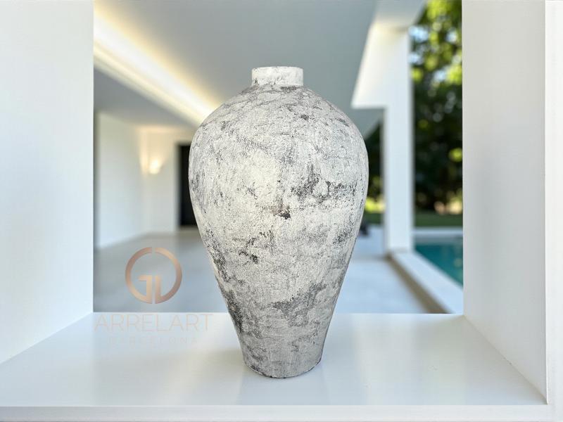 WHITE VASE IN CERAMIC BRIANZA WHITE VASE IN CERAMIC BRIANZA