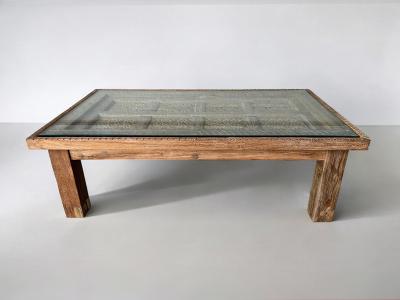 RECTANGULAR WOODEN COFFEE TABLE BASEL