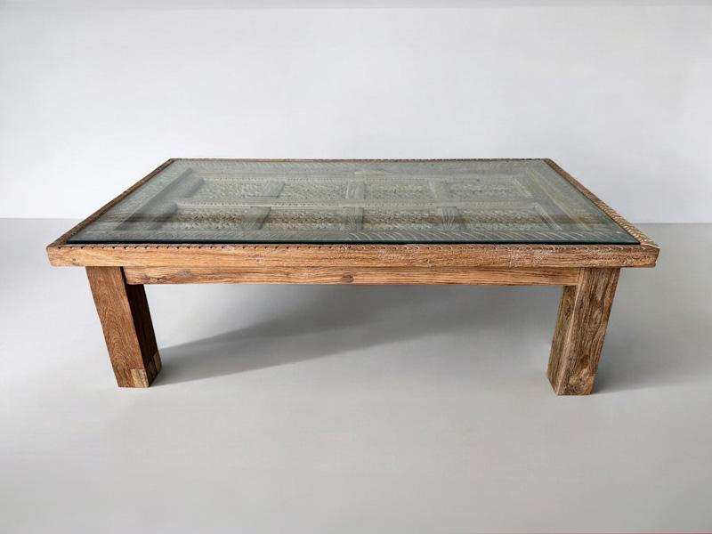 RECTANGULAR WOODEN COFFEE TABLE BASEL