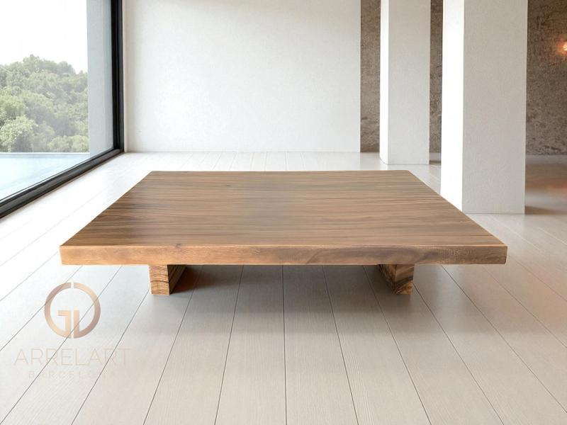 MESA DE CENTRO RECTANGULAR DE MADERA MALAGA