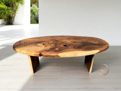 OVAL WOODEN DINING TABLE BALEARS