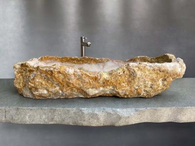 BRAUNES STEINWASCHBECKEN GUNN