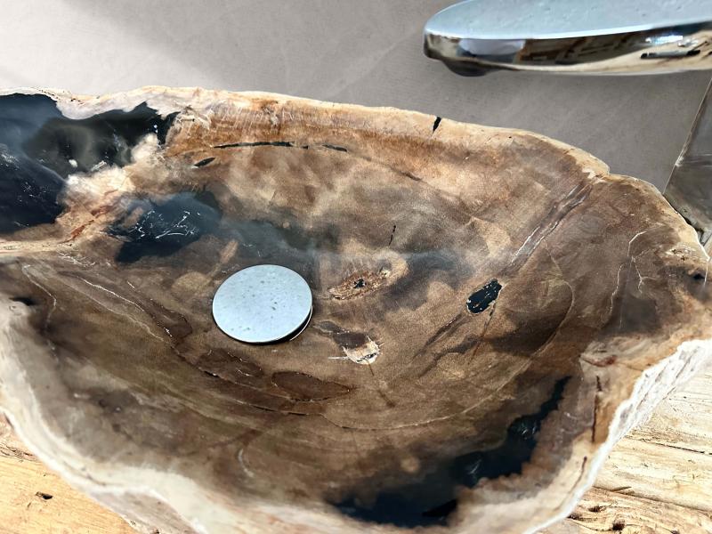 SAND COLOURED STONE WASHBASIN GIZA