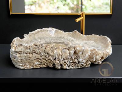 LAVABO PULIDO DE PIEDRA ONIX VALENTINO