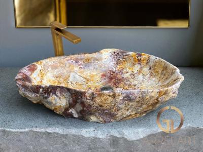 UNIQUE SINK IN NATURAL PANCA WARNA STONE