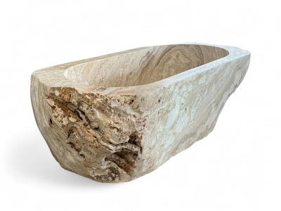 BADEWANNE AUS ONYXSTEIN - SAHARA