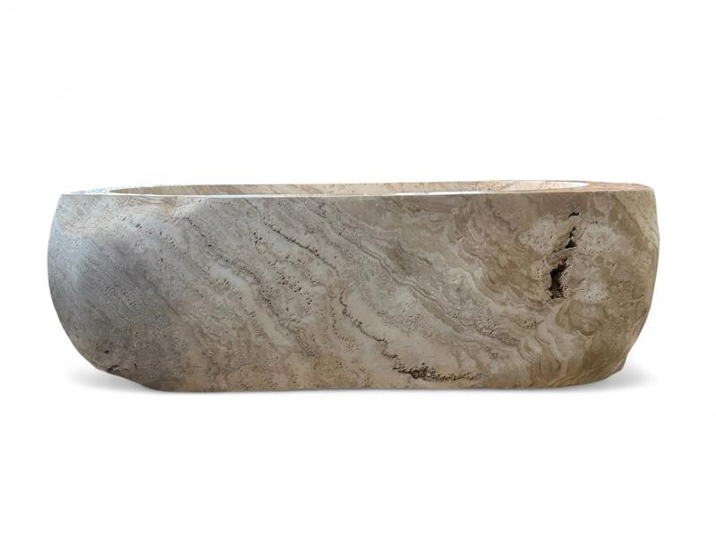 Natursteinbadewanne aus Onyx