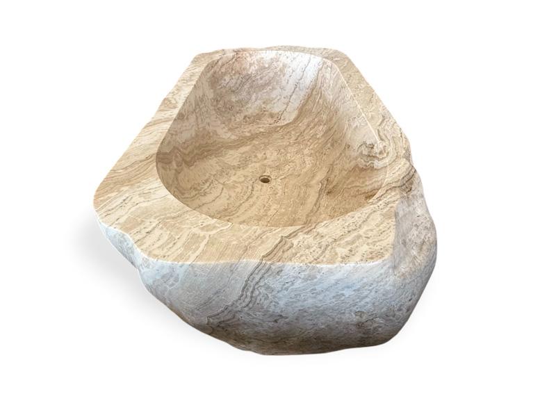 Natursteinbadewanne aus Onyx - Sahara
