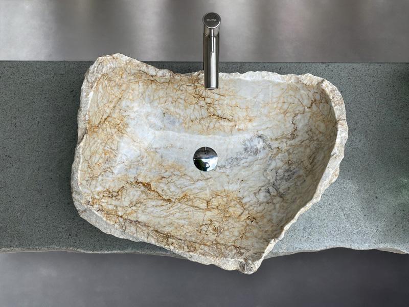 LAVABO DE MARBRE BEIGE POLAND