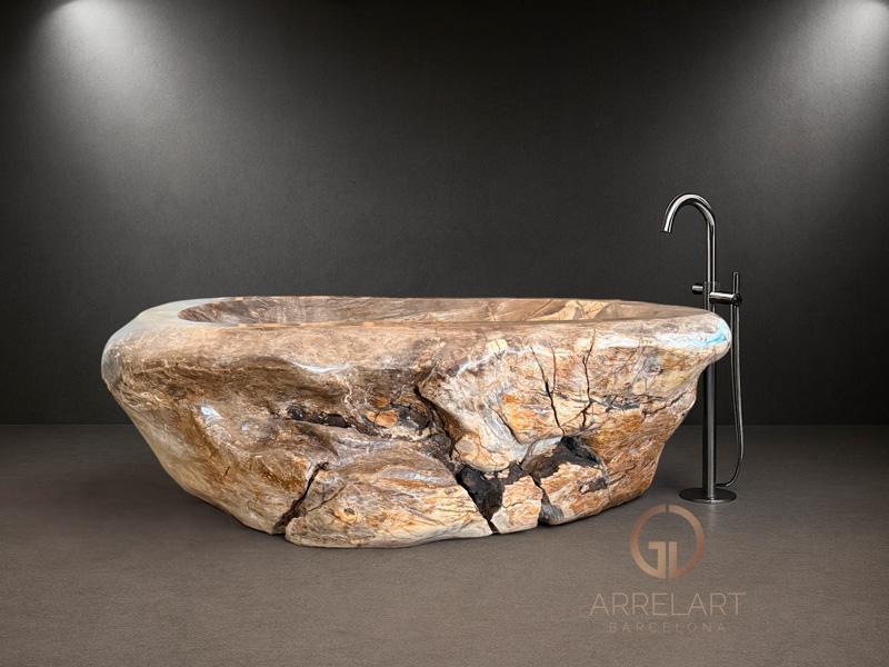 BAÑERA DE MADERA PETRIFICADA THE TREASURE BAÑERA DE MADERA PETRIFICADA THE TREASURE