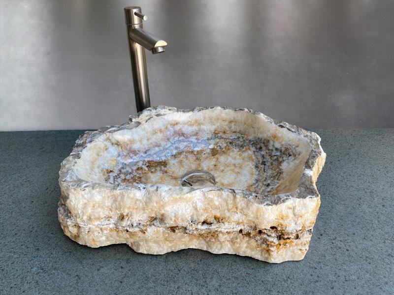 LAVABO DE PIEDRA MARRON EVAN
