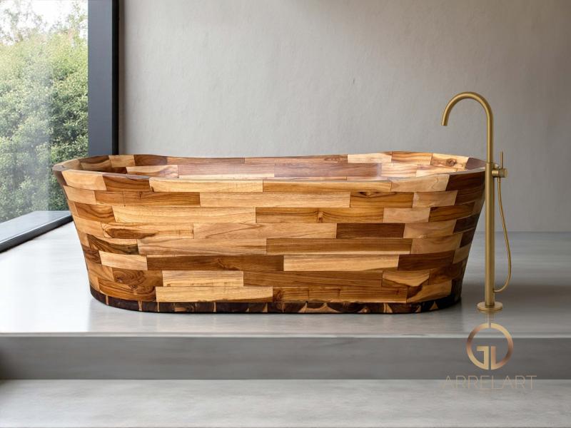 BAIGNOIRE EN BOIS AUTOPORTANTE JEWEL BAIGNOIRE EN BOIS AUTOPORTANTE JEWEL