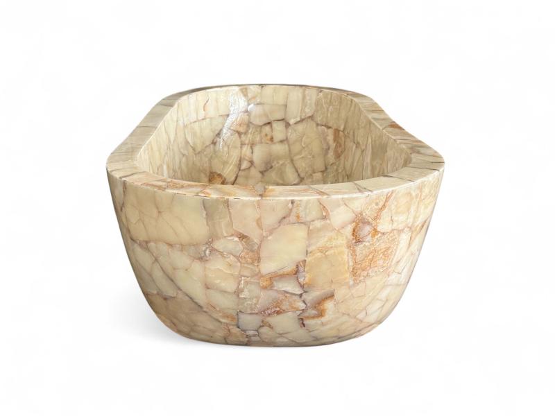 BUY STONE FREESTANDING BATHTUB POSITANO