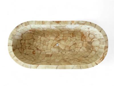 Baignoire Exclusive en Pierre d'onyx Positano