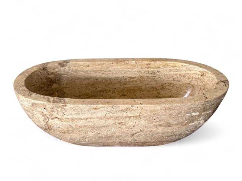 BAIGNOIRE EN PIERRE TRAVERTINE FIRENZE
