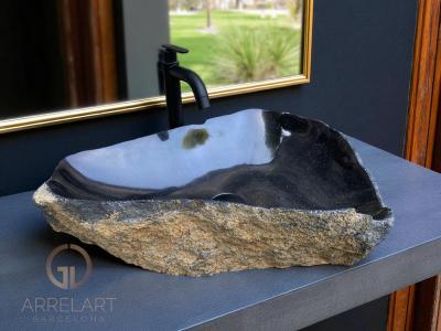 LAVASTEIN WASCHBECKEN SHIVA
